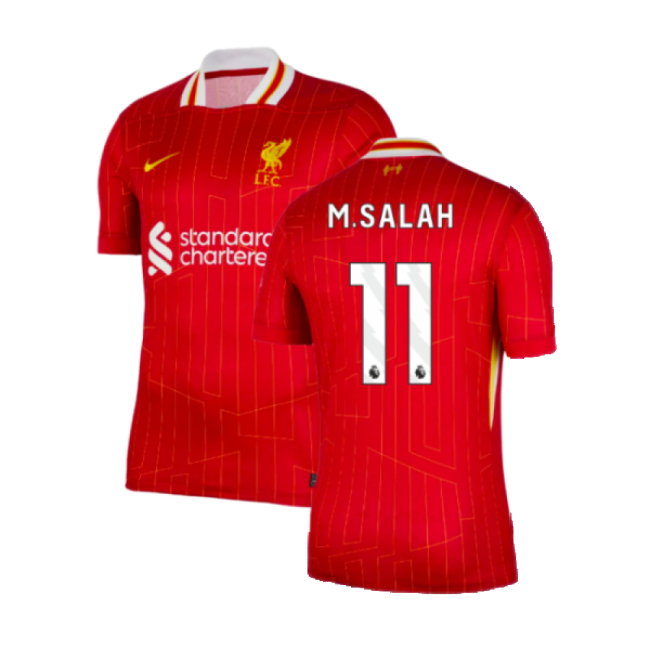 2024-2025 Liverpool Home Shirt (M.Salah 11)-SoccerKits Hub | Buy Soccer Jerseys Online